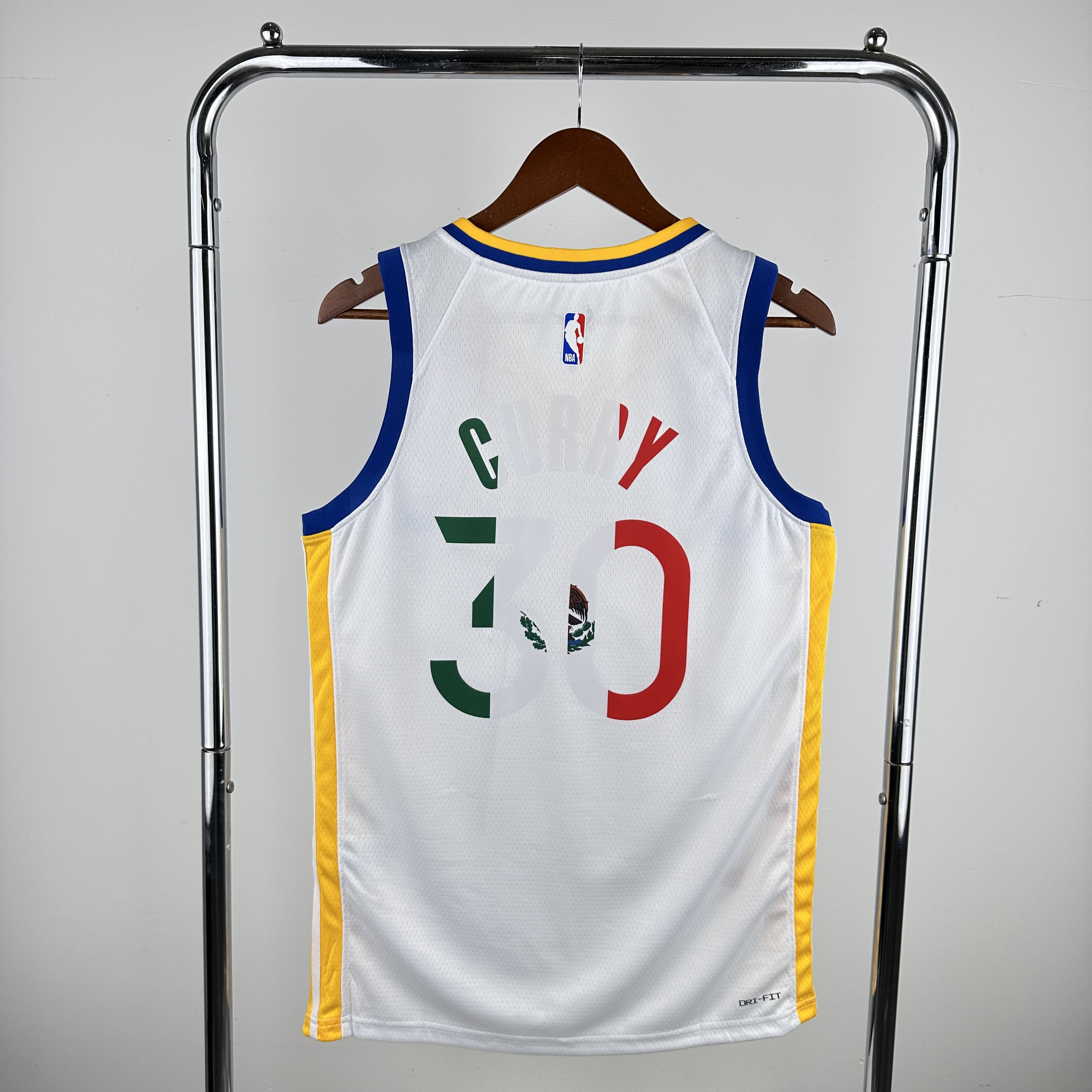 Men Golden State Warriors #30 Curry White Nike 2024 NBA Jersey->golden state warriors->NBA Jersey